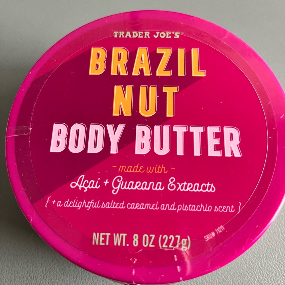 Trader Joe’s Brazil Nut Body butter